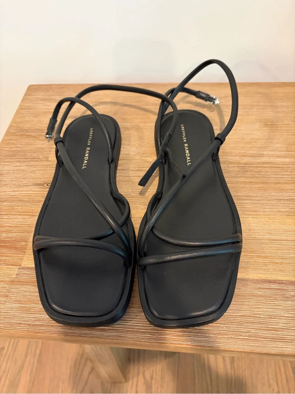 Loeffler Randall Black Noor Strappy Sandals